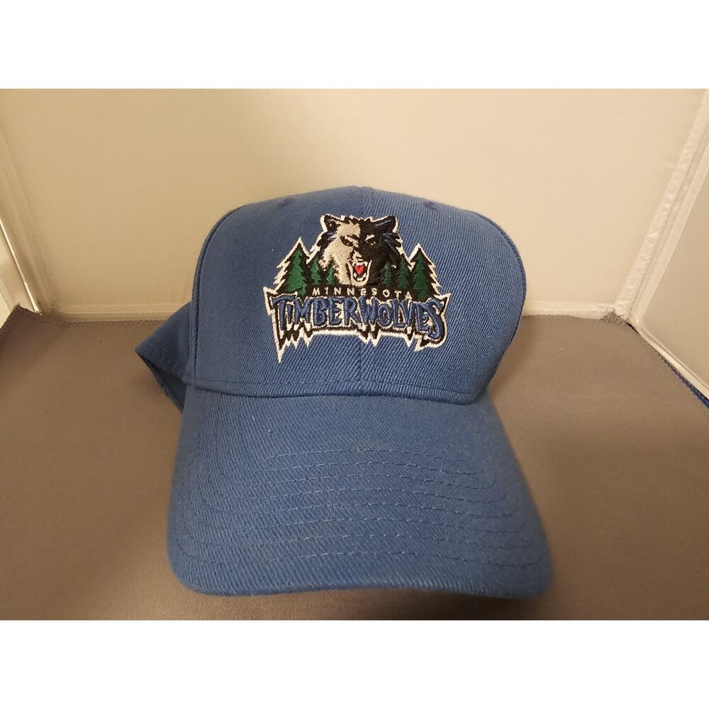 Minnesota Timberwolves Hat/Cap - Blue w/Trees Logo - NBA Elevation - Fitted